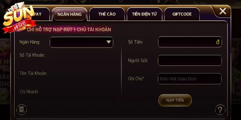 Nạp Tiền Sunwin Hướng Dẫn Chi Tiết Thao Tác An Toàn 2 Sunwin Giới thiệu nạp tiền Sunwin tối ưu quy trình linh hoạt