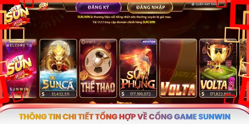Sunwin - Cổng Game Cá Cược Uy Tín Hàng Đầu Châu Á 40 Sunwin Thông tin chi tiết tổng hợp về cổng game Sunwin