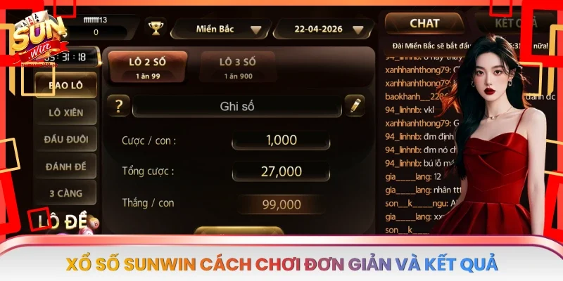 Sunwin - Cổng Game Cá Cược Uy Tín Hàng Đầu Châu Á 44 Sunwin Xổ số Sunwin cách chơi đơn giản và kết quả